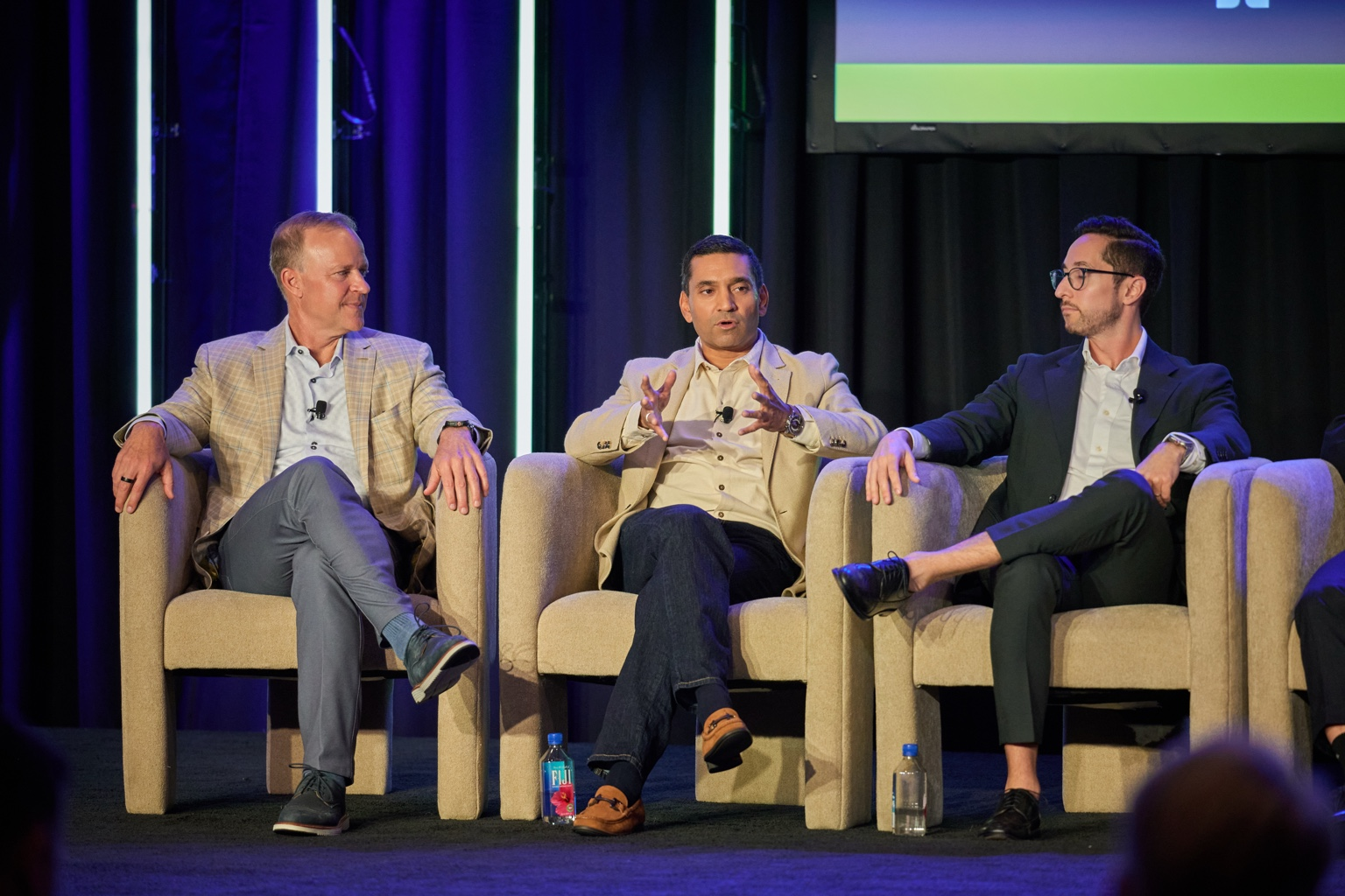 Jeremy on a panel at the McDermott healthcare conference